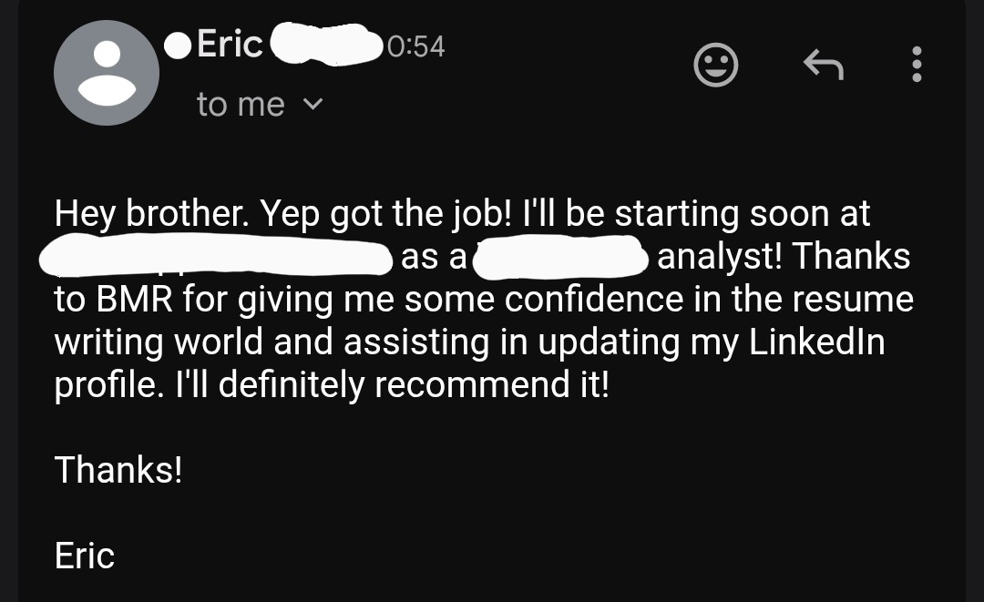 Success story from Eric, Chief Petty Officer (E-7) Coast Guard