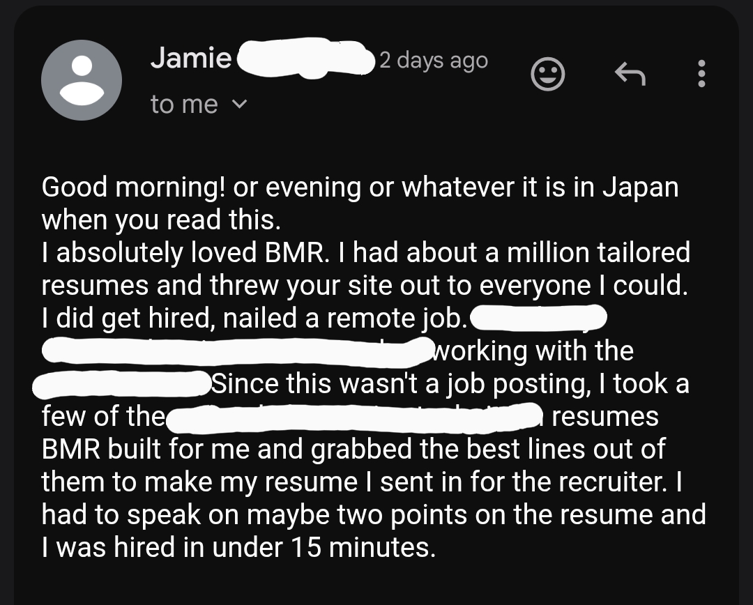 Success story from Jamie, Navy veteran